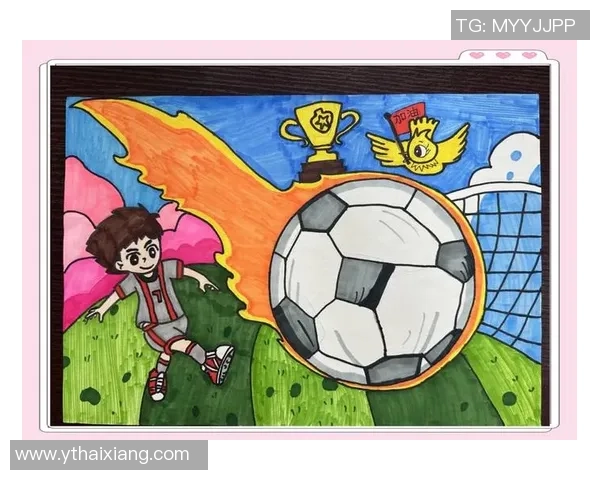 手绘漫画风格足球明星形象展现与创意解析